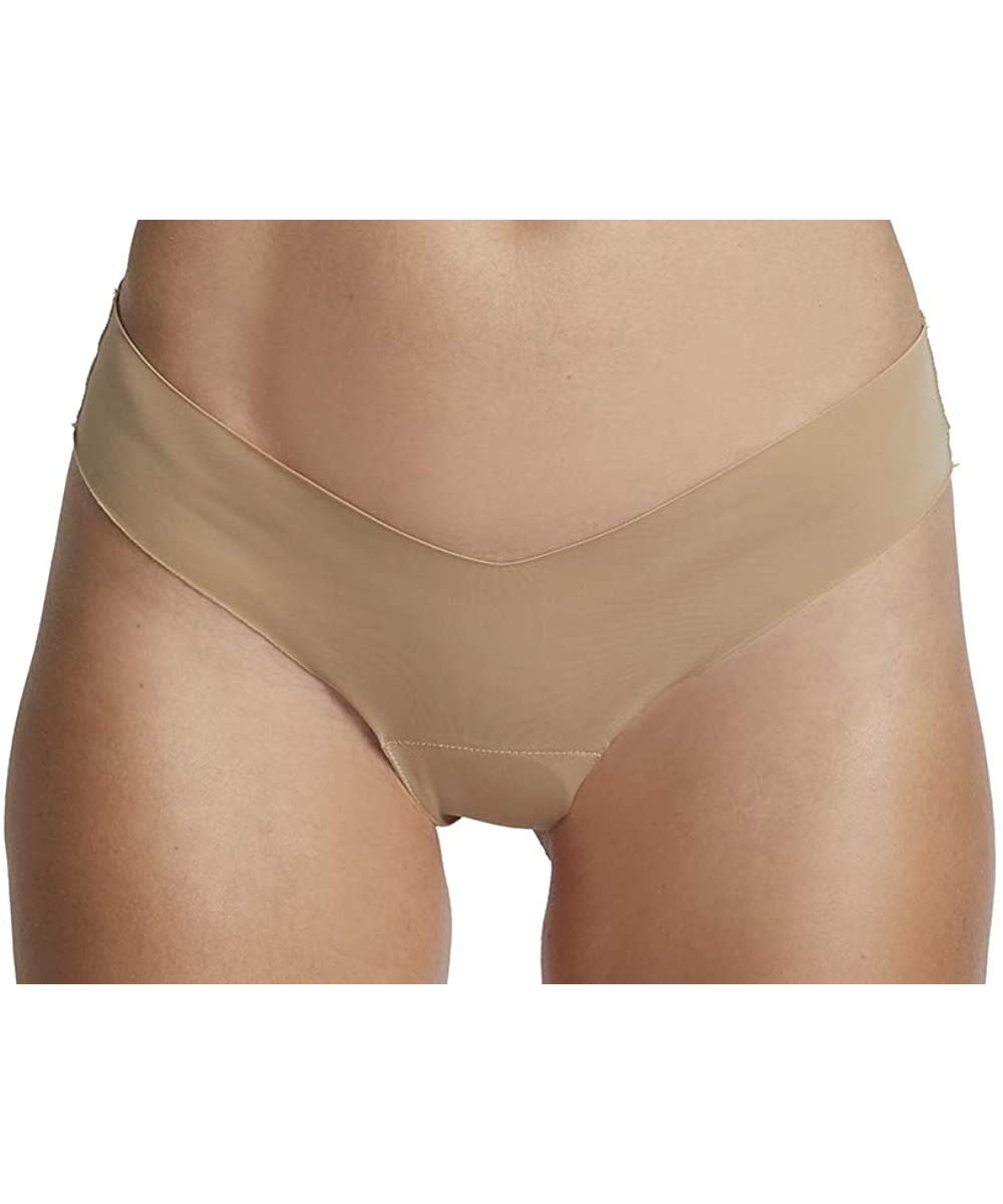 Panties Camel Toe Cover Thong - Nude - CJ12F93IJS9