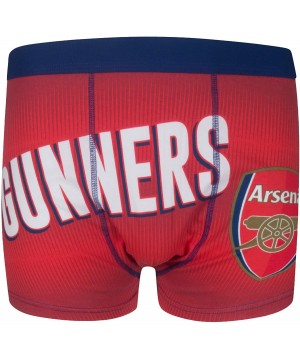 Boxers 1 Pair Pack Mens Boxer Shorts - Red - C811X1ER7X7