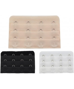 Accessories 3 PCS Assorted Bra Extender 2 Hook 3 Row 1.2 inch Spacing Narrow - 9 Pcs 28778 - CV11T78ZAGV