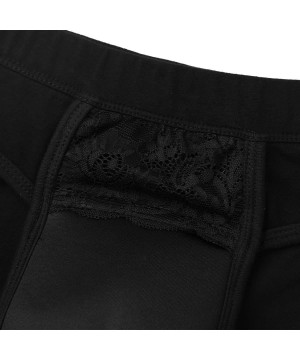 Briefs Men's Hiding Gaff Underwear Crossdress Panty Shaper Briefs Thong Lingerie - Black - CD18GR5U93Z