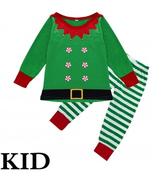 Sleep Sets Family Matching Christmas Pajamas Casual Sleepwear Funny Long Sleeve Tops Striped Pants Sleepwear Set Xmas Gift - ...