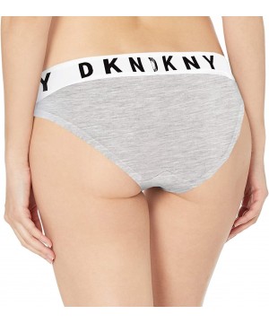 Panties Women's Cozy Boyfriend Bikini - Heather Gray/White/Black - CP18W5OUUD4