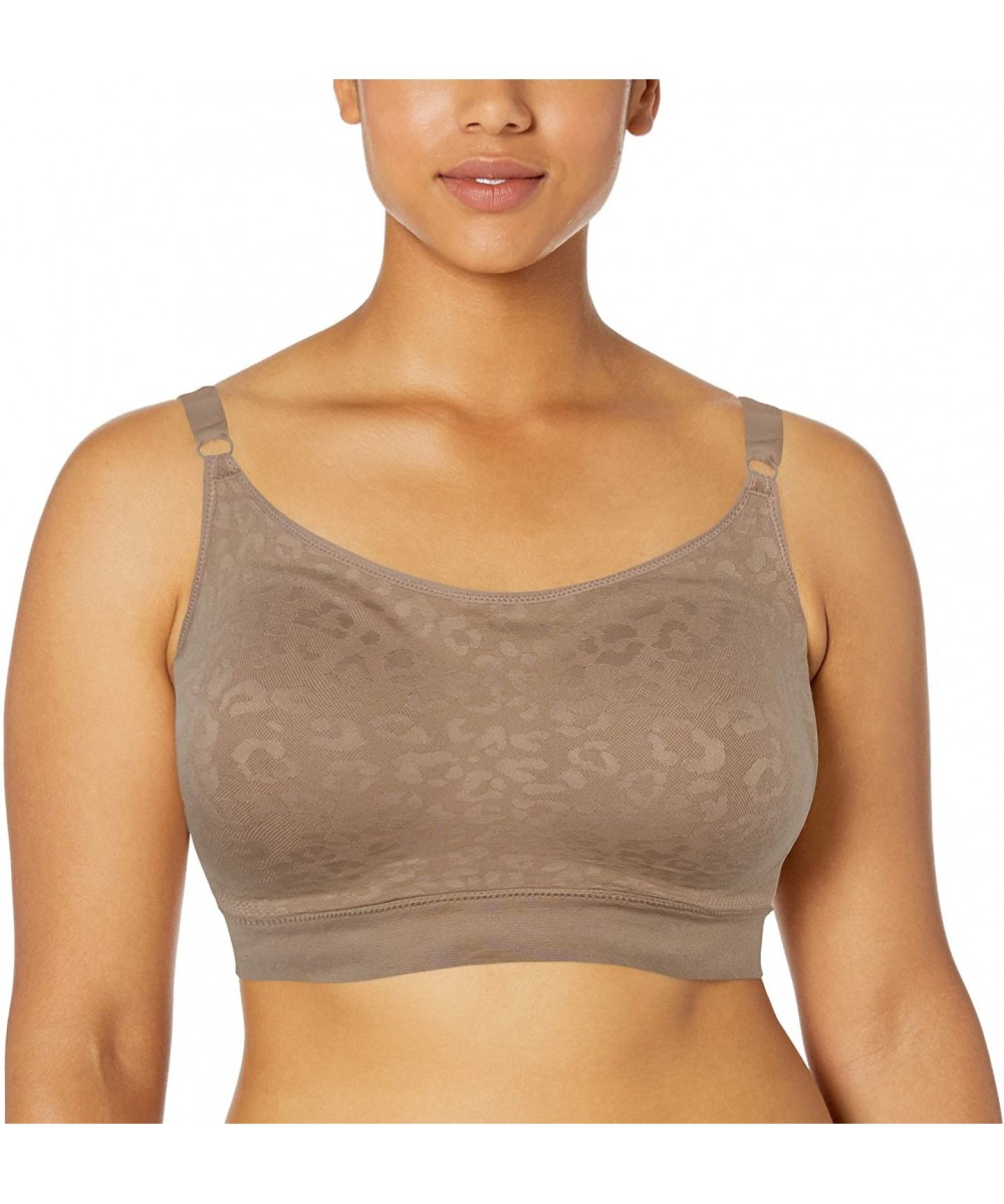 Bras Women's Easy Does It Wire-free Contour Bra - Toasted Almond - CD18E2IXRH5