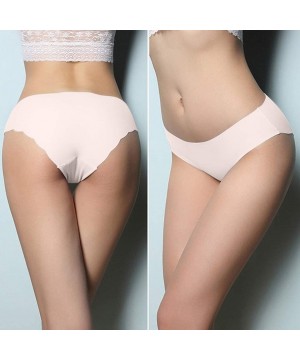 Accessories Fashion Solid Color Panties Sheer Sexy Underpant Women Underwear Knickers - White - C4199AWUACY