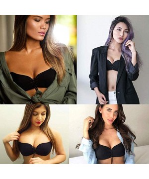 Accessories Adhesive Bra Breast Lift Tape Reusable Breast Pasties Nippleless Covers Sticky Bras - Butterfly-1 - C918UN3SEC8