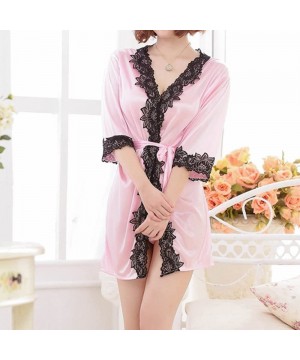 Baby Dolls & Chemises Women Sexy Lingerie for Sex Lace Bridesmaids Robes Lacy Trimmed Nightgown Teddy Babydoll Bodysuit Sleep...