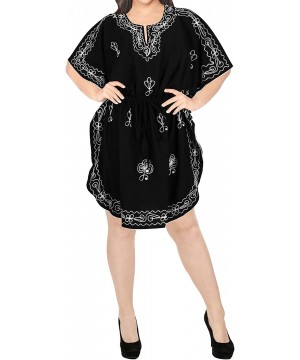 Nightgowns & Sleepshirts Women's Plus Size Kaftan Nightgown Lounge Dress US 16-32W Work from Home Clothes Women Midi Kaftan C...