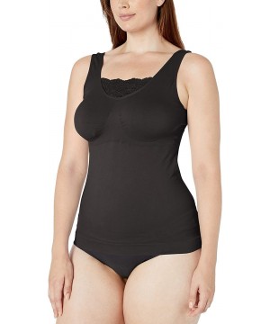 Shapewear Women's Seamless Shaping Tank - Black - CC18T96U86D