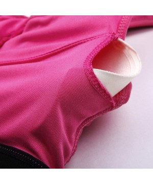 Bras Women's Seamless Wirefree Zipper Front Racerback Sports Bra with Removable Paddings - Hot Pink - CA193MUDOA8