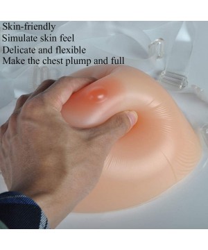 Accessories Fake Boobs Artificia High Elasticity Soft Chest Enlargement Silicone Fake Breast Right Side Lifelike False Boobs ...