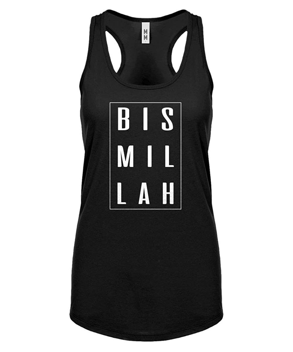 Camisoles & Tanks Bismillah Womens Racerback Tank Top - Black - CX18588DA8L