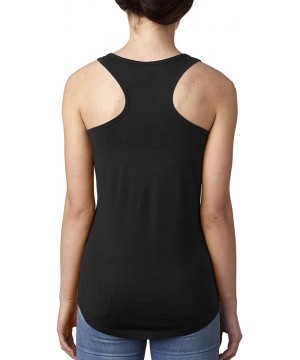 Camisoles & Tanks Bismillah Womens Racerback Tank Top - Black - CX18588DA8L