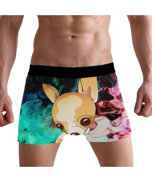 Boxer Briefs Men's Sexy Boxer Briefs Cattle Family On The Grass Print Stretch Bulge Pouch Underpants Underwear - Boston Terri...