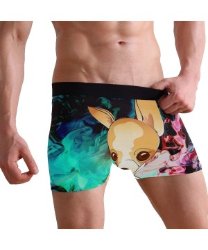 Boxer Briefs Men's Sexy Boxer Briefs Cattle Family On The Grass Print Stretch Bulge Pouch Underpants Underwear - Boston Terri...