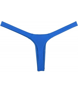 G-Strings & Thongs Men's Posing Bikini Thong Underwear Minimal Coverage Maximal Comfort T-Back - 4-pack Sqgl - C81967XCHLO