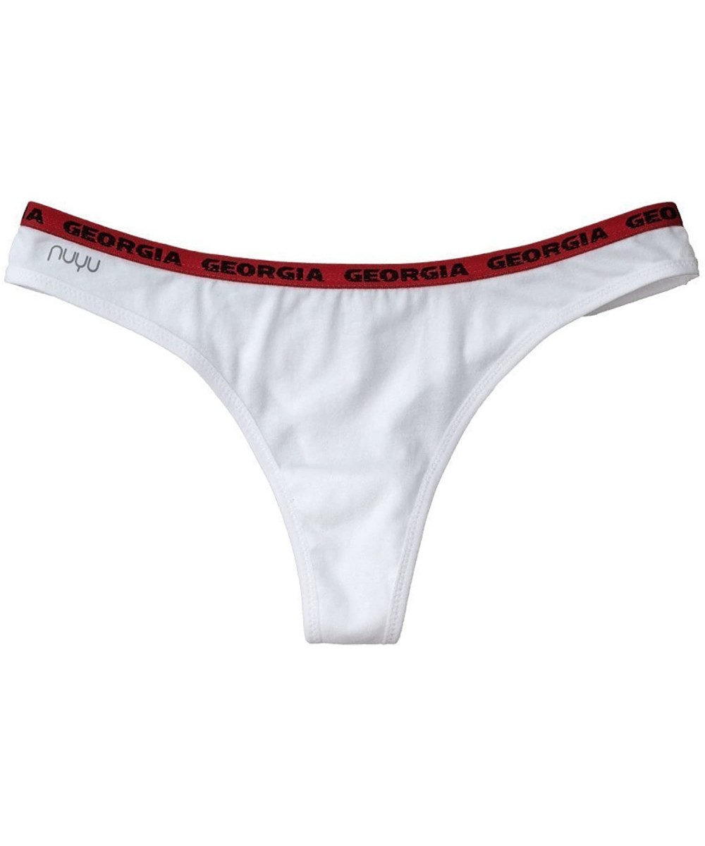 Panties University of Georgia Thong with Logo Elastic Trim - CJ18GKRA9H3