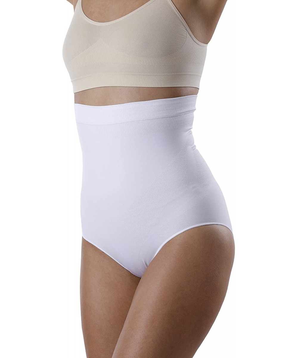 Shapewear Women's Shapewear High Waist Brief- Tummy Bum Control - White - CR1864DO7H0