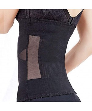 Shapewear Ladies Corset Belt Abdomen Belt High Waist Panties Body Shaper Underwear Slimmer Seamless - Black - C118UGHXL7L