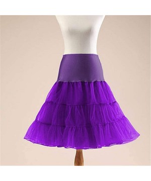 Slips Short Organza Petticoat Wedding Bridal Petticoat for Wedding Dresses Underskirt Tutu - White - CG18X3ZLMMY