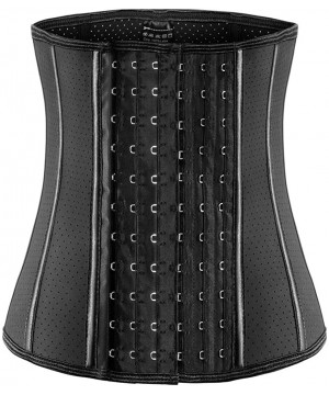 Bustiers & Corsets Waist Trainer for Women Corset Cinher Body Shaper with Steel Bones and Extender - G-black(9 Steel Bones He...