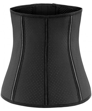 Bustiers & Corsets Waist Trainer for Women Corset Cinher Body Shaper with Steel Bones and Extender - G-black(9 Steel Bones He...