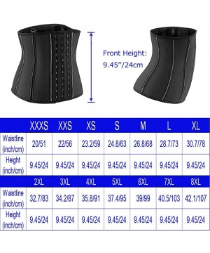 Bustiers & Corsets Waist Trainer for Women Corset Cinher Body Shaper with Steel Bones and Extender - G-black(9 Steel Bones He...