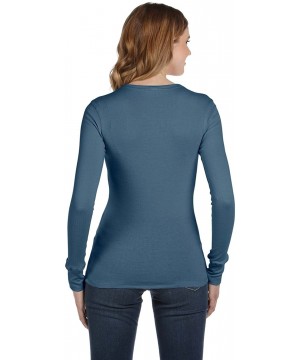 Thermal Underwear B8500 Canvas Ladies' Long-Sleeve Thermal - Steel Blue - CS1168KC53N