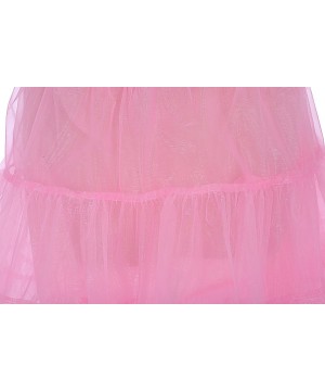 Slips Women's Vintage Rockabilly Petticoat Skirt Tutu 1950s Underskirt - Pink - C211Y4OACTD