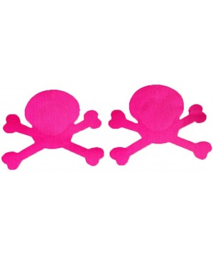 Accessories 5Pairs Disposable Adhesive Skull Breast Covers Nipple Stickers Lingerie Pasties - Purple - CL18YKQ7D9Q