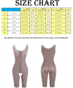 Briefs Womens Shapewear Butt Lifter Body Shaper Tummy Control Bodysuit Postpartum Faja Plus Size - Coffee - CV18TK6L3NK