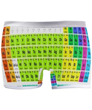 Panties Chemistry Periodic Table Boyshort Panties Womens Long Leg Underwear Briefs Boy Shorts - As Picture - CW18ZZ06AZH