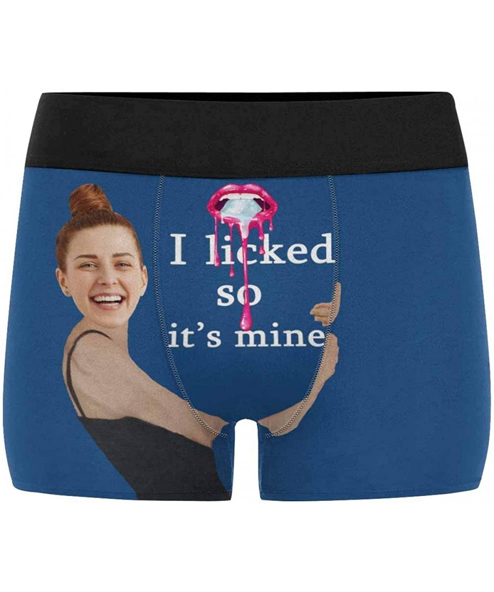 Boxer Briefs Custom Face I Licked It so It is Mine Boxer Shorts Briefs Underpants Printed with Photo - Multi 7 - CU197RTM0H3