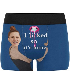 Boxer Briefs Custom Face I Licked It so It is Mine Boxer Shorts Briefs Underpants Printed with Photo - Multi 7 - CU197RTM0H3