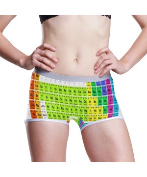 Panties Chemistry Periodic Table Boyshort Panties Womens Long Leg Underwear Briefs Boy Shorts - As Picture - CW18ZZ06AZH