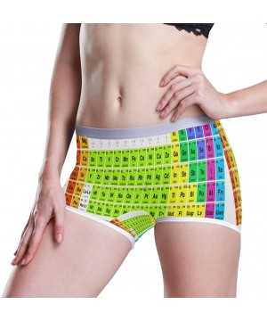 Panties Chemistry Periodic Table Boyshort Panties Womens Long Leg Underwear Briefs Boy Shorts - As Picture - CW18ZZ06AZH