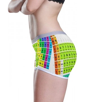 Panties Chemistry Periodic Table Boyshort Panties Womens Long Leg Underwear Briefs Boy Shorts - As Picture - CW18ZZ06AZH