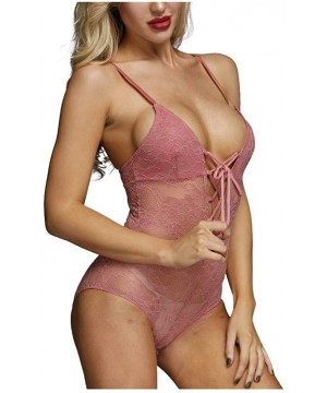 Thermal Underwear Ladies One Piece Pajamas Jumpsuit Sexy Suspenders Garment Sexy Lingerie Jumpsuit Lace Bodysuit Sexy Underwe...