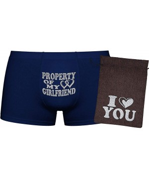 Boxers Cool Boxer Briefs | Property of My Girlfriend | Innovative Gift. Birthday Present. Novelty Item. - Bag_love - CQ18LZ2M36R