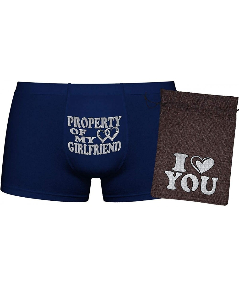 Boxers Cool Boxer Briefs | Property of My Girlfriend | Innovative Gift. Birthday Present. Novelty Item. - Bag_love - CQ18LZ2M36R