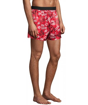 Boxers Men's Kiss Me Boxer Shorts - CR1955MLLTQ