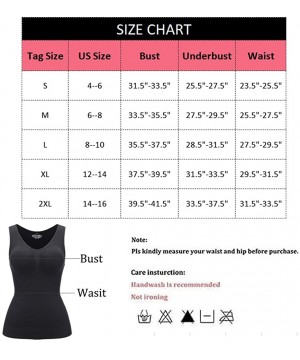 Shapewear Women Camisole Shapewear for Tummy Control Compression Shirt Tank Top with Strap - Nude(with Padded Bra) - CG196Z3HHSO