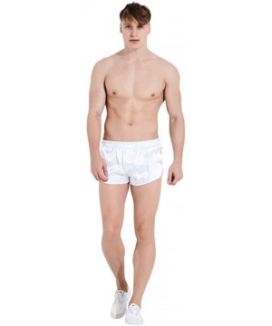 Boxer Briefs Men's Boxer Briefs Pajama Casual Household Home Shorts Pants Hot Underwear Underpant - White - CW1942QECCD