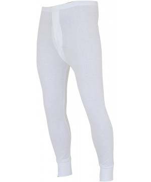 Thermal Underwear Mens Thermal Underwear Long Johns/Pants (Standard Range) - White - CX1149KPOVJ