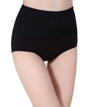 Panties Premium Cotton Underwear Hi Cut Panty for Women-3 Pack - Black-5pack - CS18NQUUCR6