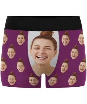 Boxers Custom Face Boxers Multi Girlfriend Faces Royal Personalized Face Briefs Underwear for Men - Multi 6 - CC18A403639