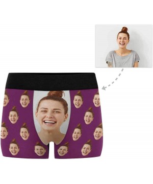 Boxers Custom Face Boxers Multi Girlfriend Faces Royal Personalized Face Briefs Underwear for Men - Multi 6 - CC18A403639