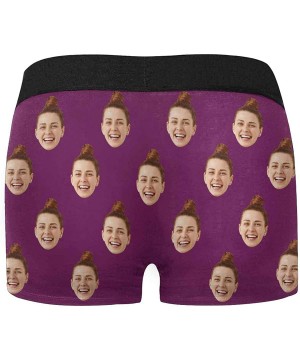 Boxers Custom Face Boxers Multi Girlfriend Faces Royal Personalized Face Briefs Underwear for Men - Multi 6 - CC18A403639