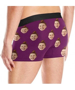 Boxers Custom Face Boxers Multi Girlfriend Faces Royal Personalized Face Briefs Underwear for Men - Multi 6 - CC18A403639