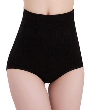 Shapewear Women Waist Cincher Girdle Sexy Thong Shapewear Briefs Panties Postpartum Underwear Slimming Corset - Black - CR18Y...