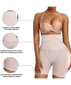 Shapewear Fajas Colombianas Body Shaper for Women Corset Bodysuit Bodysuit Shaper for Women - Beige-with Butt Padding - CR190...